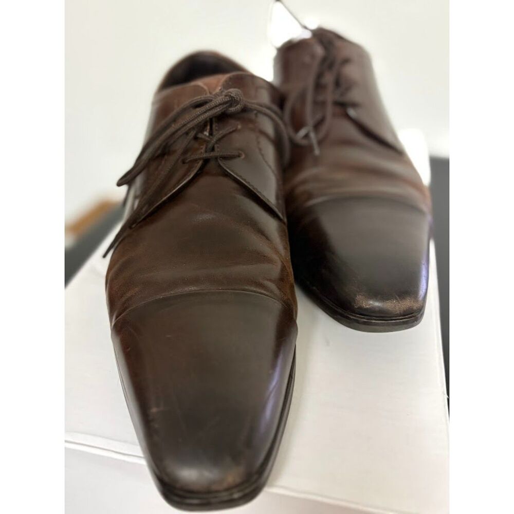 Men's Aldo Mulligan Size 10 Oxford Lace-up Brown